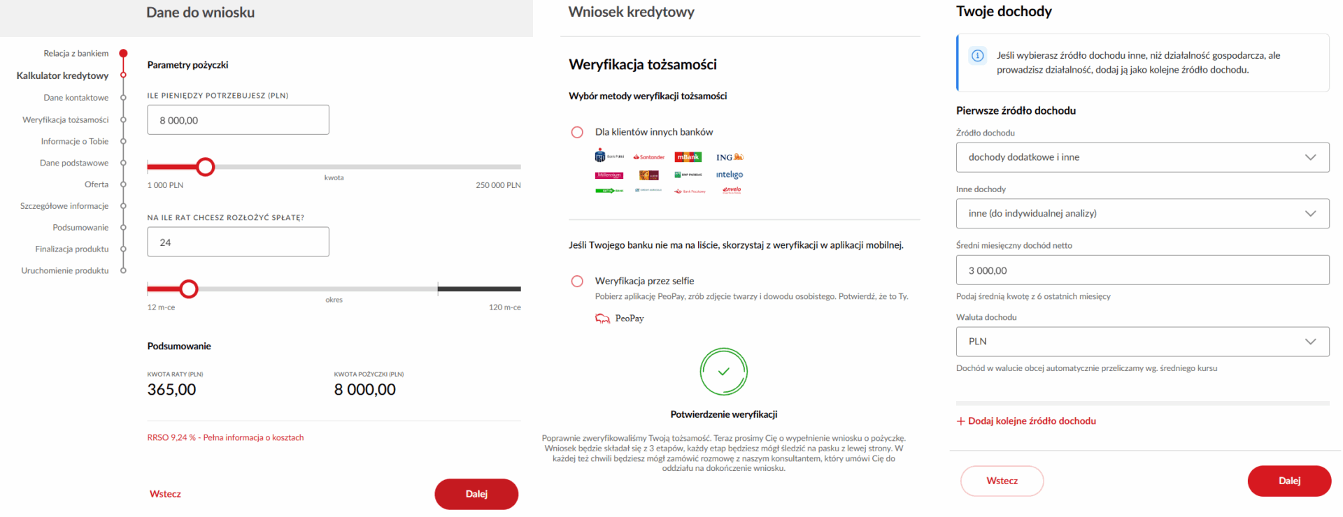 Pożyczka na działalność nierejestrowaną Pekao SA